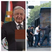 AMLO: las vallas que rodean el Palacio Nacional son para evadir el acoso y evitar la violencia