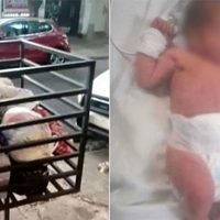 “Con el cordón umbilical y bolsas encima”: contó la policía que encontró a la bebé en el tacho