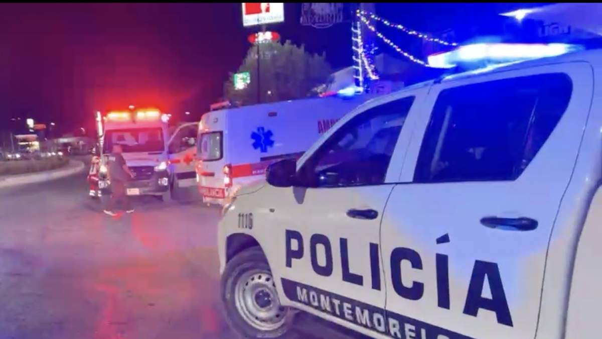 Policía de Montemorelos llega al lugar del ataque