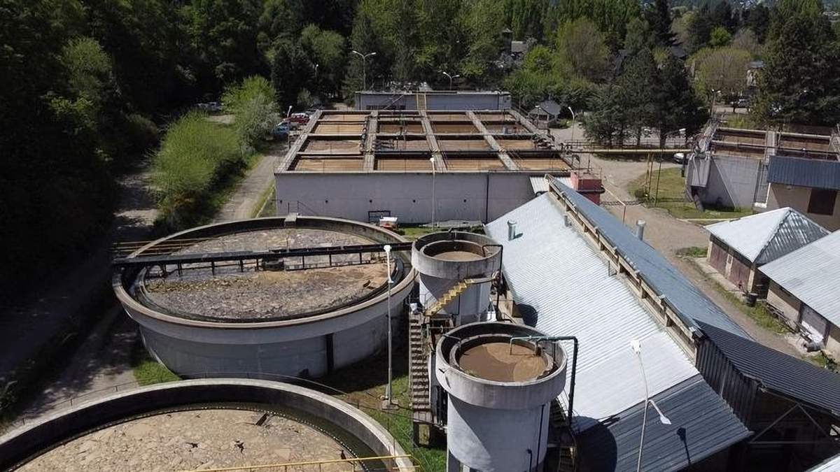Planta de tratamiento de San Martín de los Andes. Fuente: (Twitter)