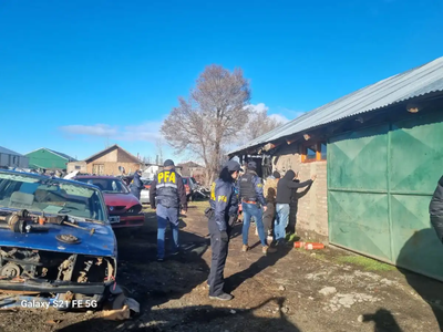Secuestraron autopartes valuadas en 90 millones de pesos en un desarmadero de Junín de los Andes