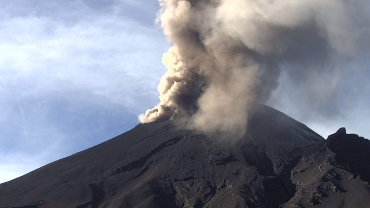Actividad del Popocatépetl