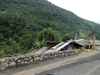 Gobierno de Puebla pide declarar desastre natural en 64 municipios por huracán Grace
