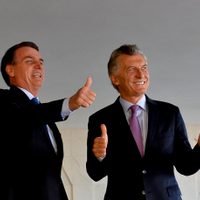 Bolsonaro y Macri tunden segundo mandato de Maduro