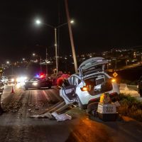 Se quema un Tesla Model X tras chocar en la carretera Tijuana-Rosarito (Video)