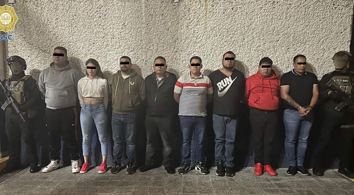 Los ocho detenidos detenidos