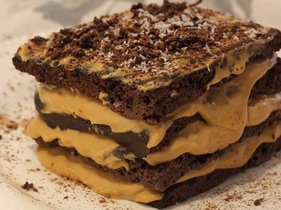 Chocotorta keto con pocos ingredientes, ideal para disfrutar de algo rico los días de lluvia