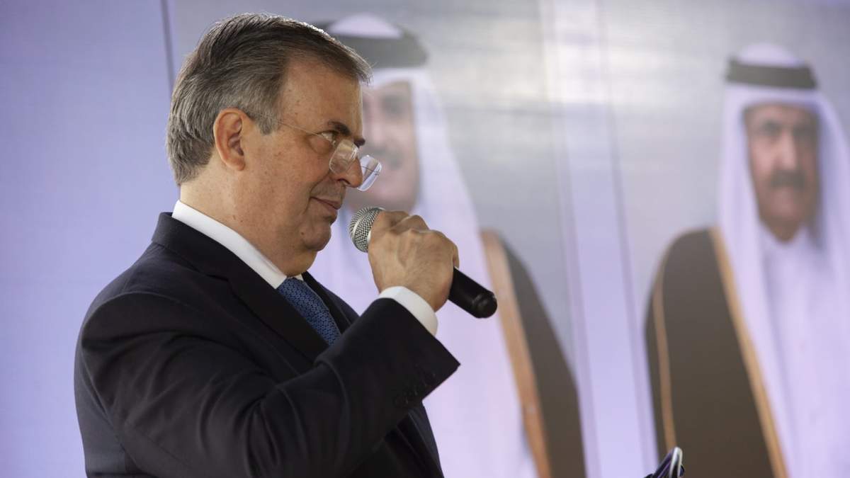 El canciller Marcelo Ebrard