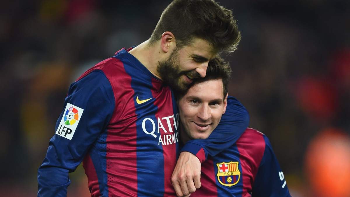 Piqué y Messi. Fuente: (Instagram)