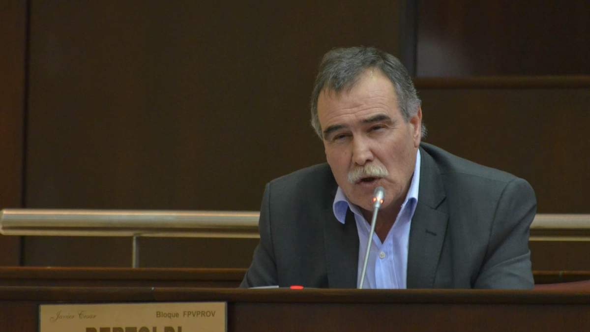 Javier Bertoldi, intendente de Centenario. Fuente: (Twitter)