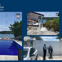 Agentes de la Fiscalía catean y aseguran casa en Tequesquitengo, propiedad de Raymundo Collins