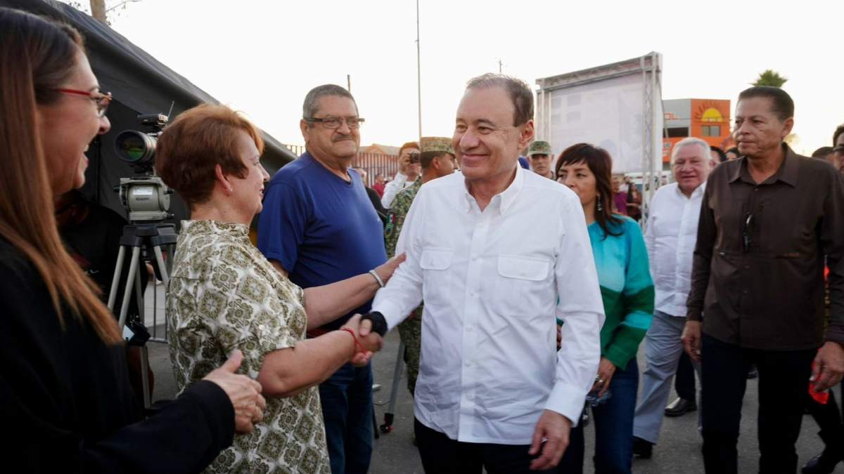 El gobernador Alfonso Durazo