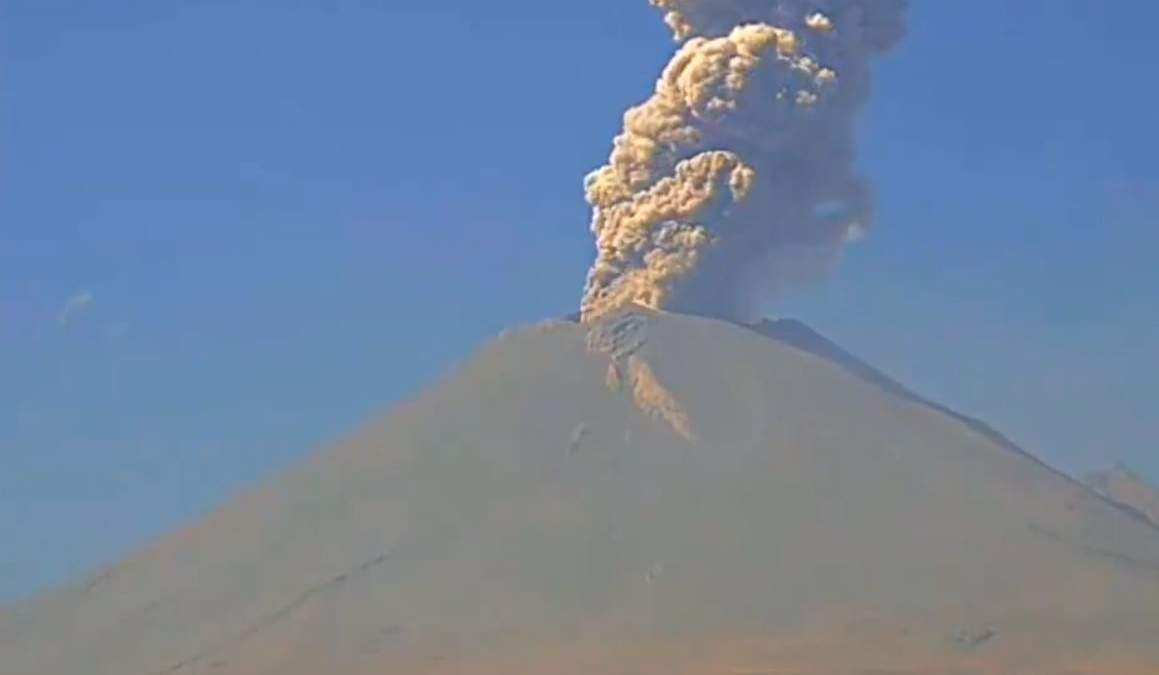 Reupción del volcán Popocatépetl