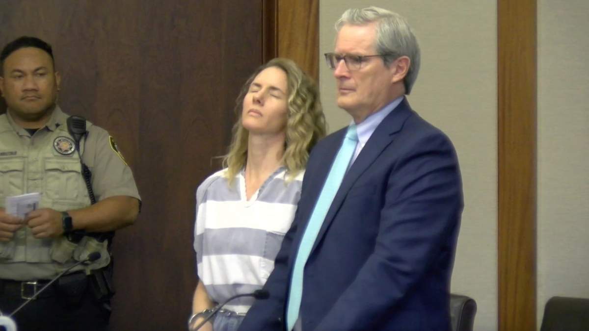 Ruby Franke durante una audiencia