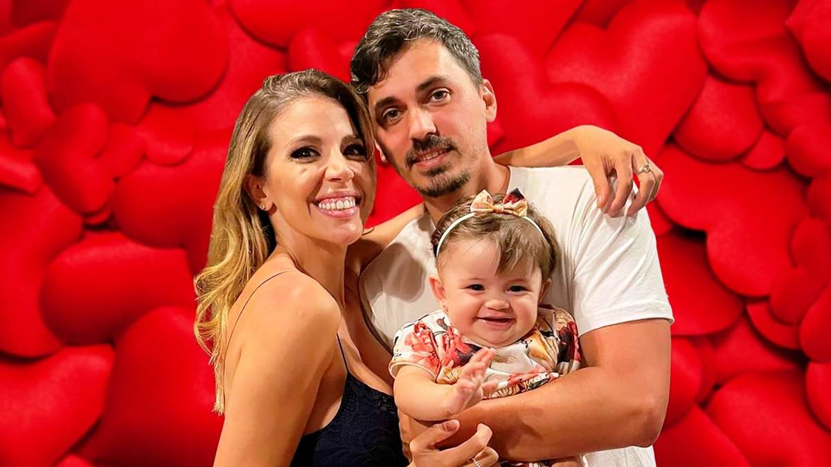 Virginia Gallardo, Martín Rojas y Martina. Fuente: (Minuto Neuquén)