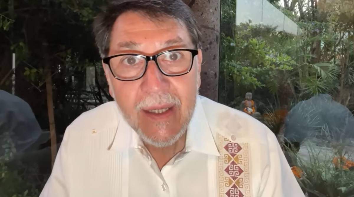 El senador de Morena, Gerardo Fernández Noroña
