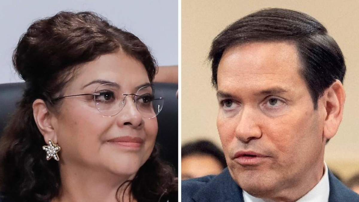 Clara Brugada y Marco Rubio