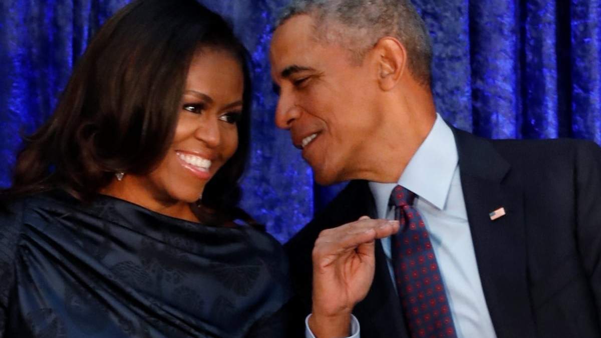 Michelle Obama y Barcak Obama. Fuente: (Twitter)