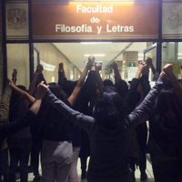 Realizan paro en la Facultad de Filosofía y Letras de la UNAM ante casos de violencia de género