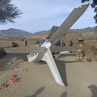 Se desploma avioneta que iba a Puerto Vallarta; muere un menor y un adulto