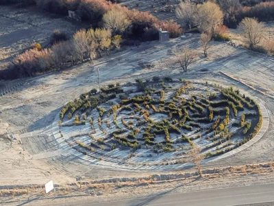 Taquimilán construye "Ciudad Encantada", un laberinto vegetal único en el Norte Neuquino
