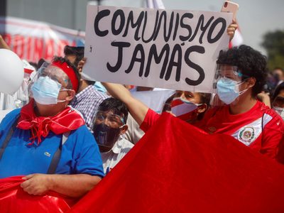 “No queremos comunismo en Perú”: Lima se moviliza a favor de Keiko Fujimori