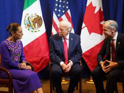 Sheinbaum dice que no habló con Trump sobre el futuro del T-MEC (Video)