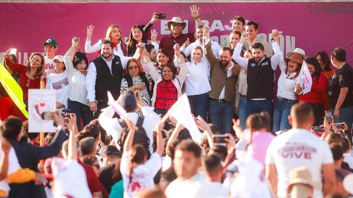 La gobernadora publicó imágenes de la movilización