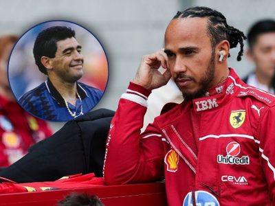 Igual que Diego Maradona: el pedido de Lewis Hamilton que Ferrari rechazó