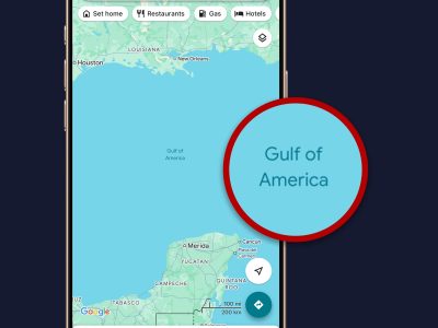 Google Maps actualiza el nombre de Golfo de México a Golfo de América
