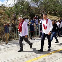 En inauguración de obra en Oaxaca, AMLO defiende su decreto sobre proyectos de infraestructura