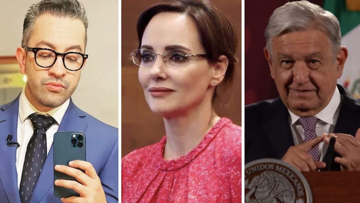 Chumel Torres, Lilly Téllez y AMLO