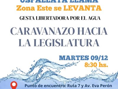 El martes también llegará gente del Este y Lavalle en caravana para apoyar el rechazo a San Jorge