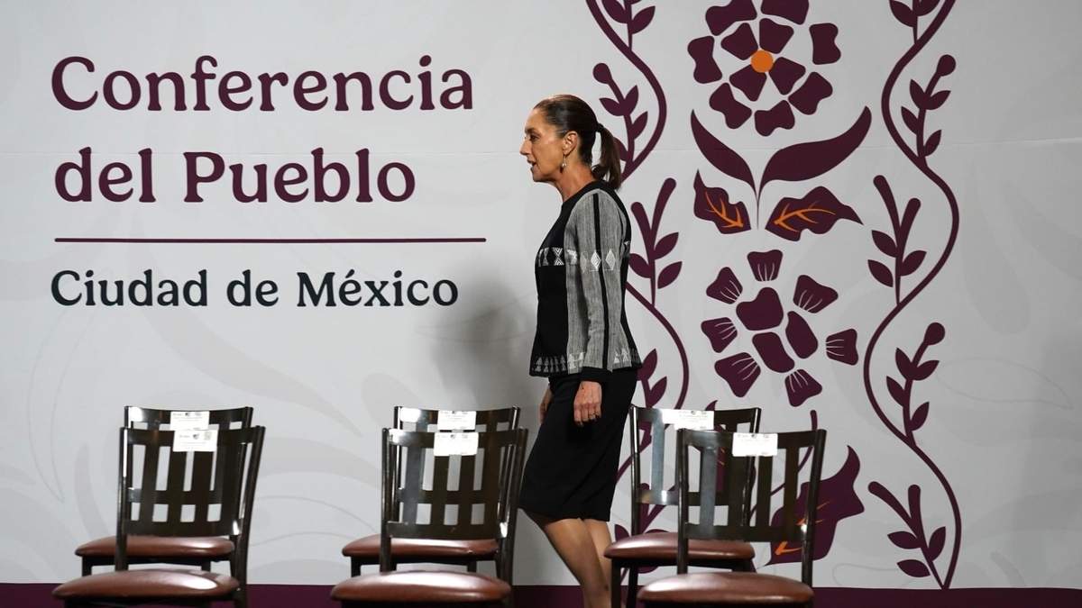 La presidenta Claudia Sheinbaum