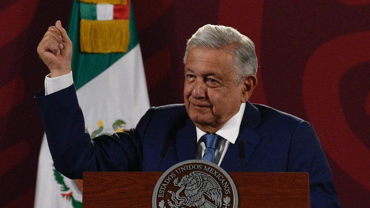 El presidente durante la conferencia de este martes
