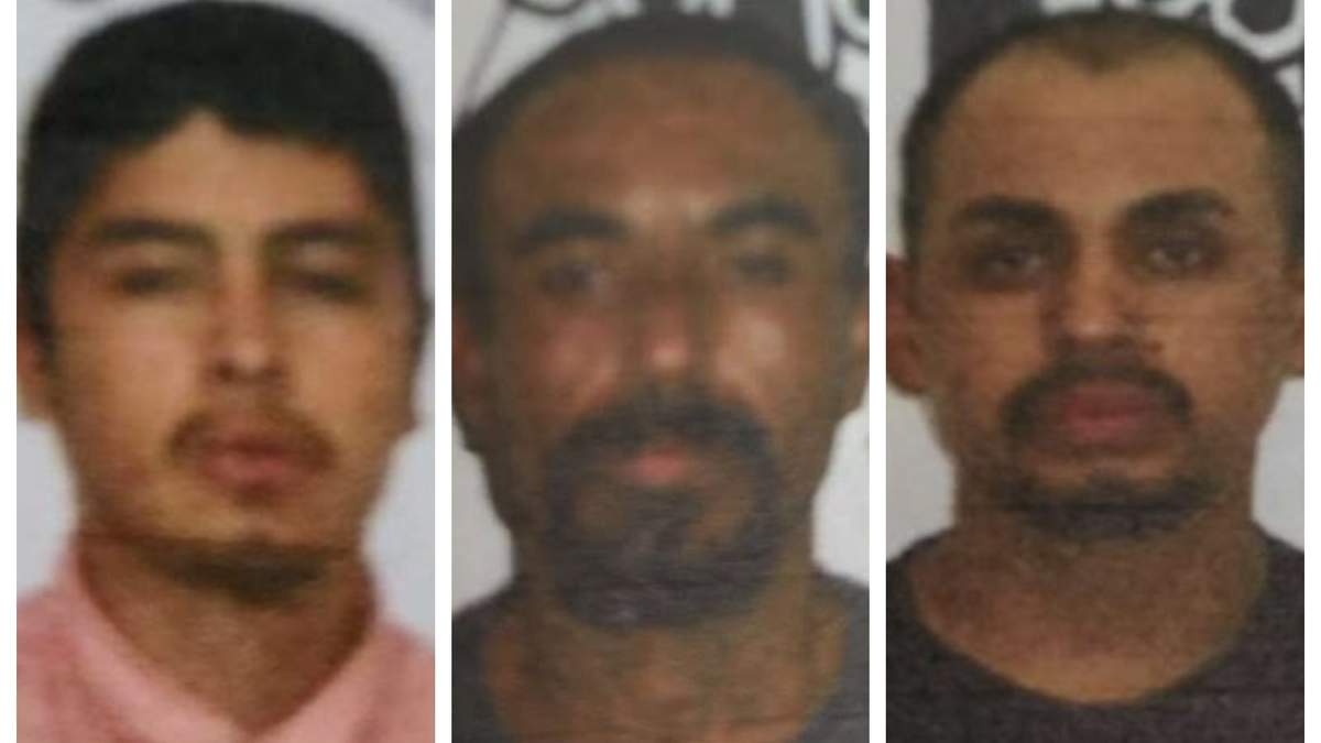 Los tres presuntos secuestradores