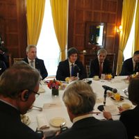 Javier Milei se reunió con empresarios en Nueva York