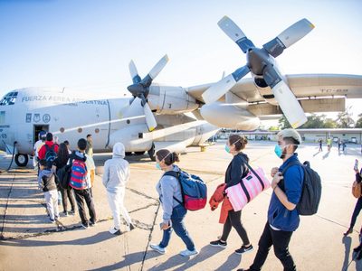 ¡De vuelta en casa! Cancillería confirmó el regreso de casi el 90% de los argentinos varados