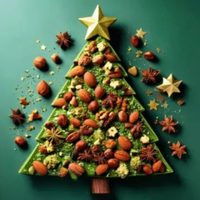 Arbolito de Navidad chocolatoso: sin azúcar ni harina, una receta rica y fácil para la mesa dulce de estas Fiestas