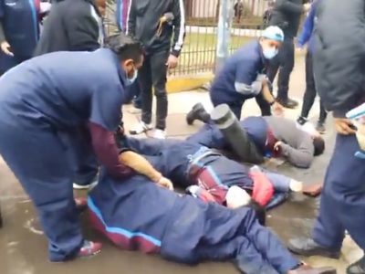 Conductor arrolla a trabajadores de limpia del IPN que se manifestaban (Video)