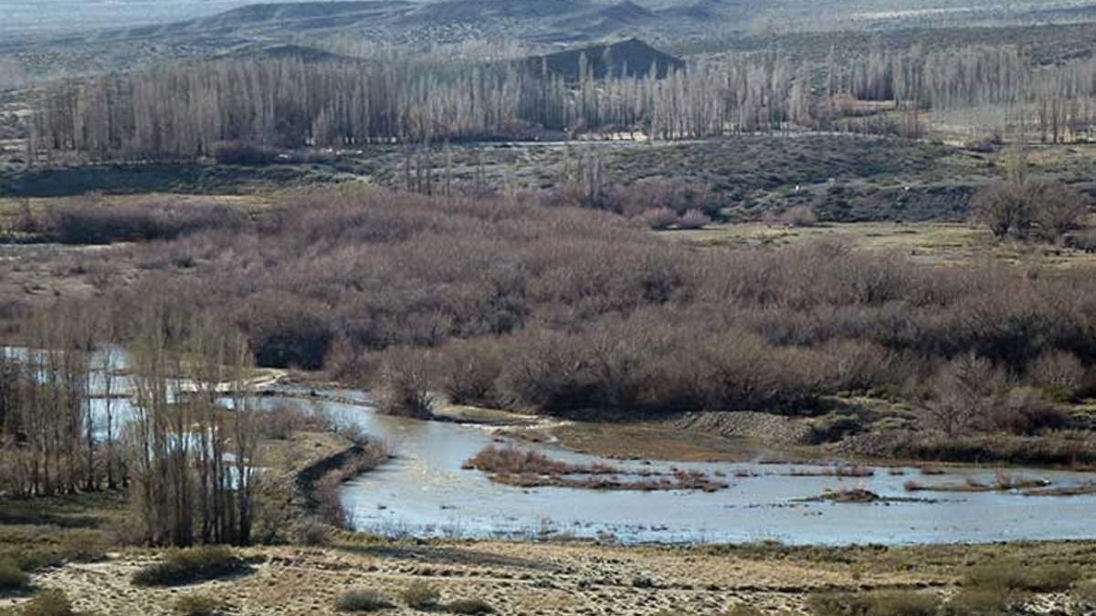 Arroyo Covunco, 20 km distante de Zapala. Fuente: (Twitter)