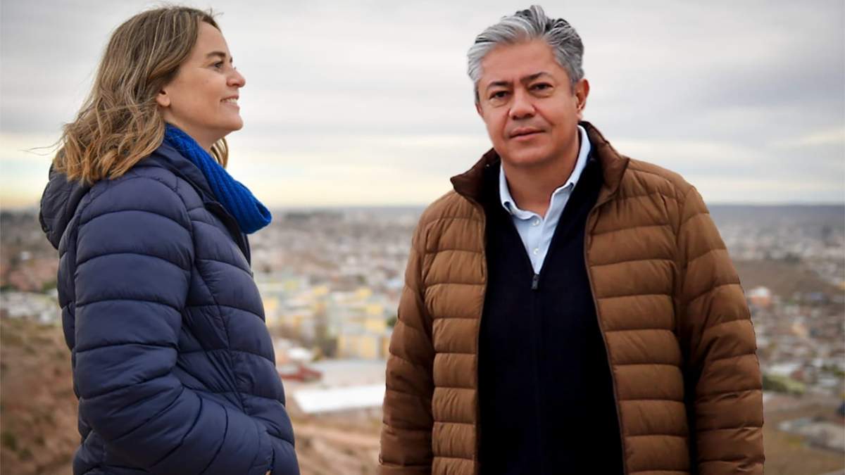 María Eugenia Ferraresso y Rolando Figueroa. Fuente: (Minuto Neuquén)