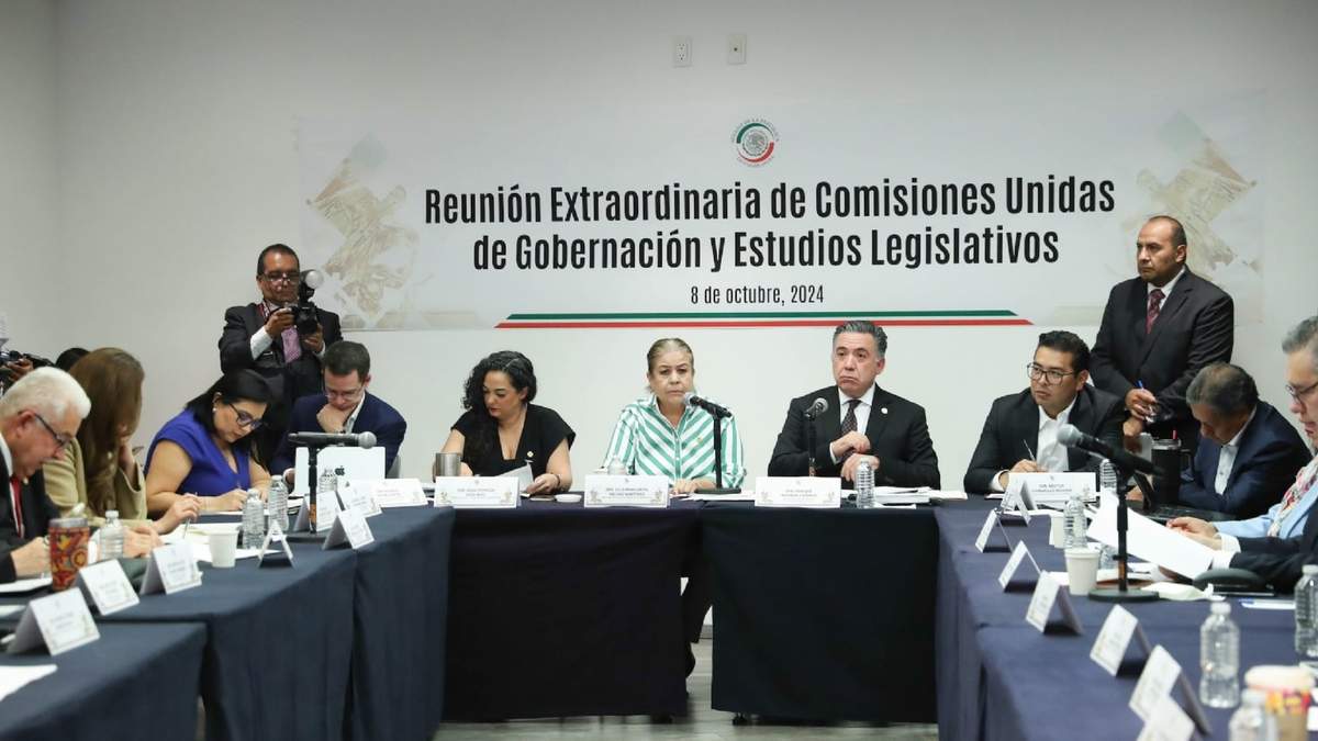 Las Comisiones Unidas de Gobernación y de Estudios Legislativos del Senado
