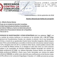 MCCI denuncia ante la PGR a funcionarios involucrados en 'La estafa maestra”