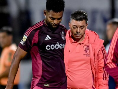 Preocupación para Gallardo: el jugador de River que se lesionó y no podrá estar ante Universitario
