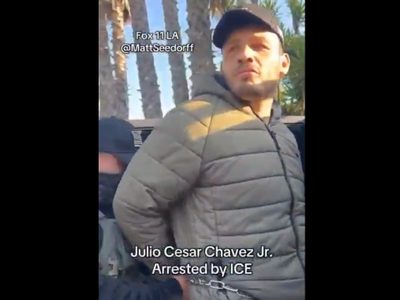 Así arrestaron a Julio César Chávez Jr. (Video)