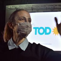 En sus últimos días de campaña, Tanya Bertoldi apuntó contra el Gobierno provincial