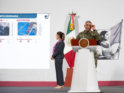 Sheinbaum anuncia consulta pública para megapuerto El Sauzal; ofrecen “parque” a surfistas