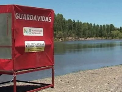 Habilitaron el servicio de guardavidas en tres balnearios de Neuquén capital