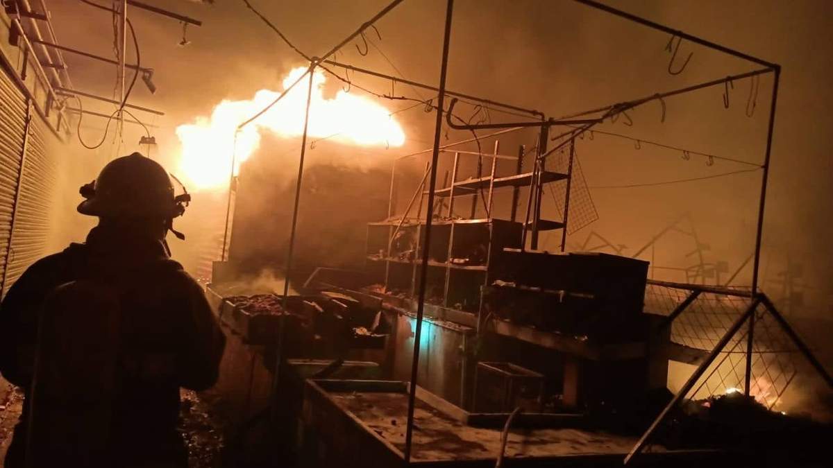 Incendio en el mercado San Juan de Dios